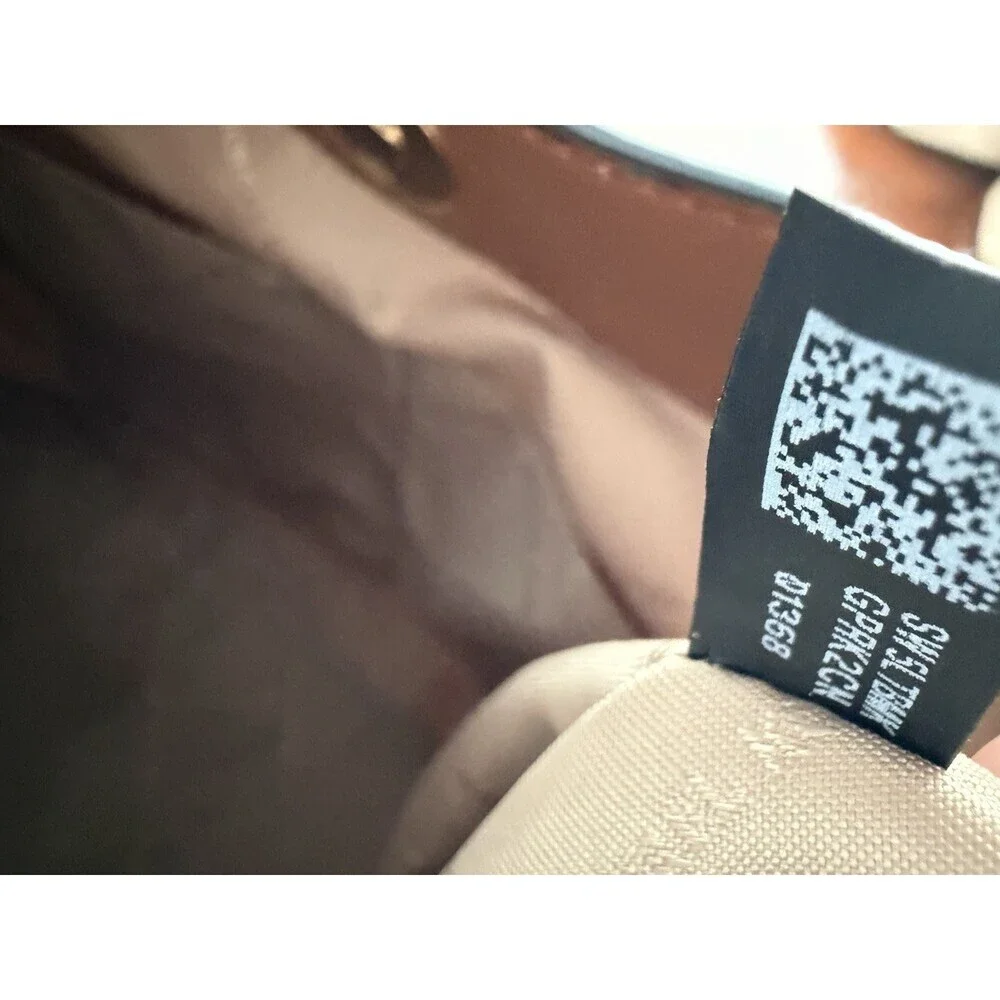 Michael Kors Shoulder Bag Joan Large Slouchy Vanilla Pebbled Leather AUTHENTIC - Picture 11 of 16